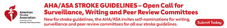 AHA/ASA STROKE GUIDELINES – Open Call for Surveillance, Writing and Peer Review Committees. New for stroke guidelines, the AHA/ASA invites self-nominations for writing, surveillance and peer review committees for all our stroke guidelines. Submit Today AHA/ASA STROKE GUIDELINES – Open Call for Surveillance, Writing and Peer Review Committees. New for stroke guidelines, the AHA/ASA invites self-nominations for writing, surveillance and peer review committees for all our stroke guidelines. Submit Today